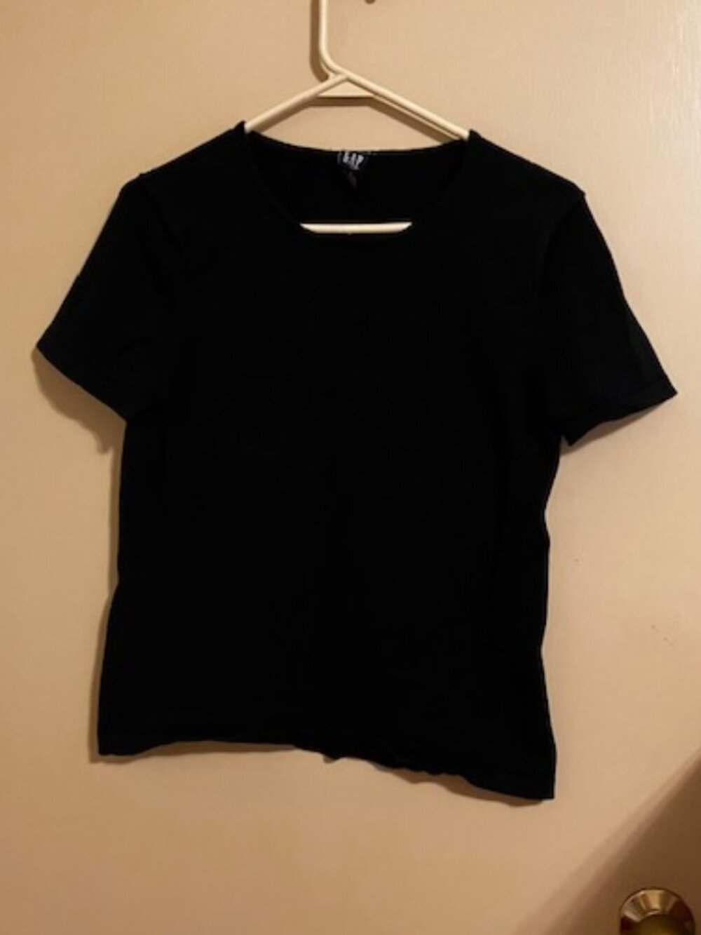 Gap Basic Black Stretch Shirt